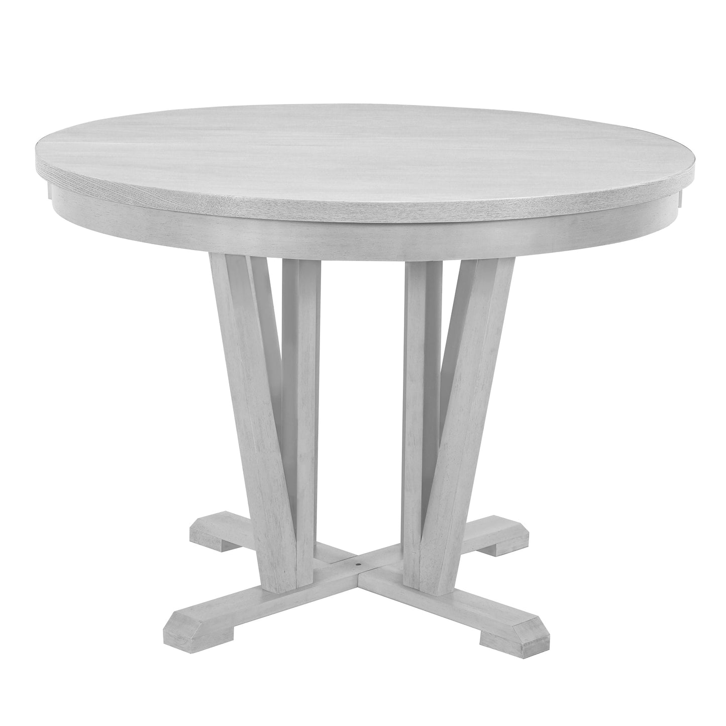 Rustic 5-Piece Extendable Dining Table Set