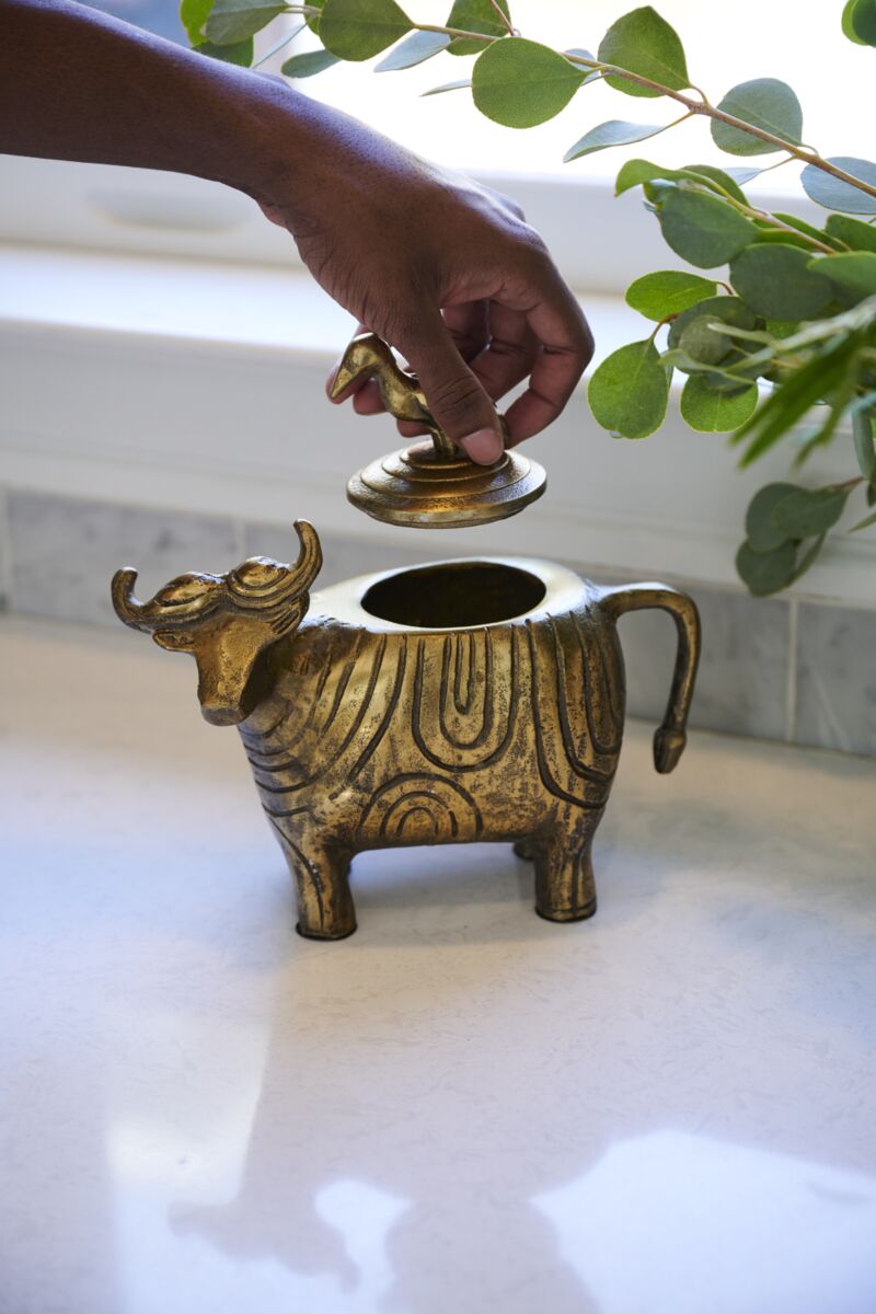 Water Buffalo Metal Sculpture